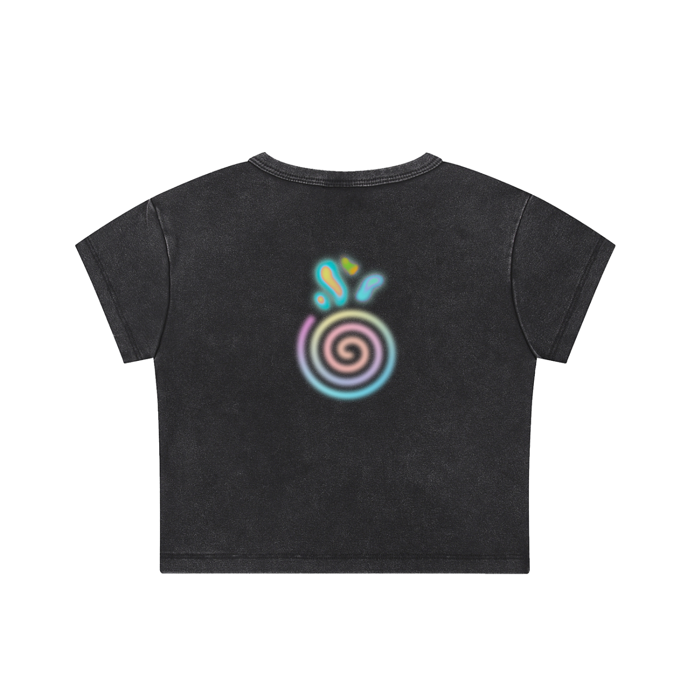 "AEROSOL" Fitted Crop Top