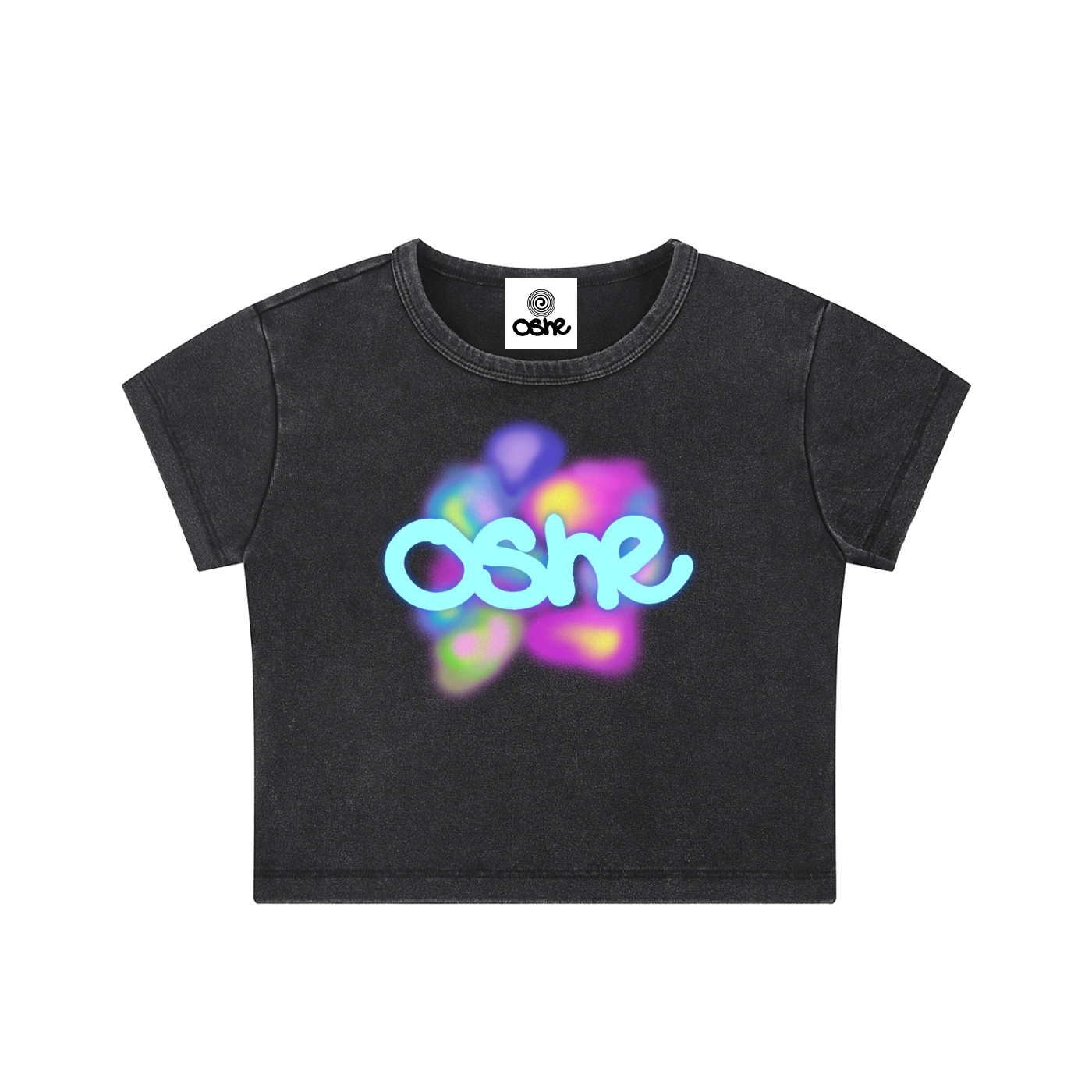 "AEROSOL" Fitted Crop Top
