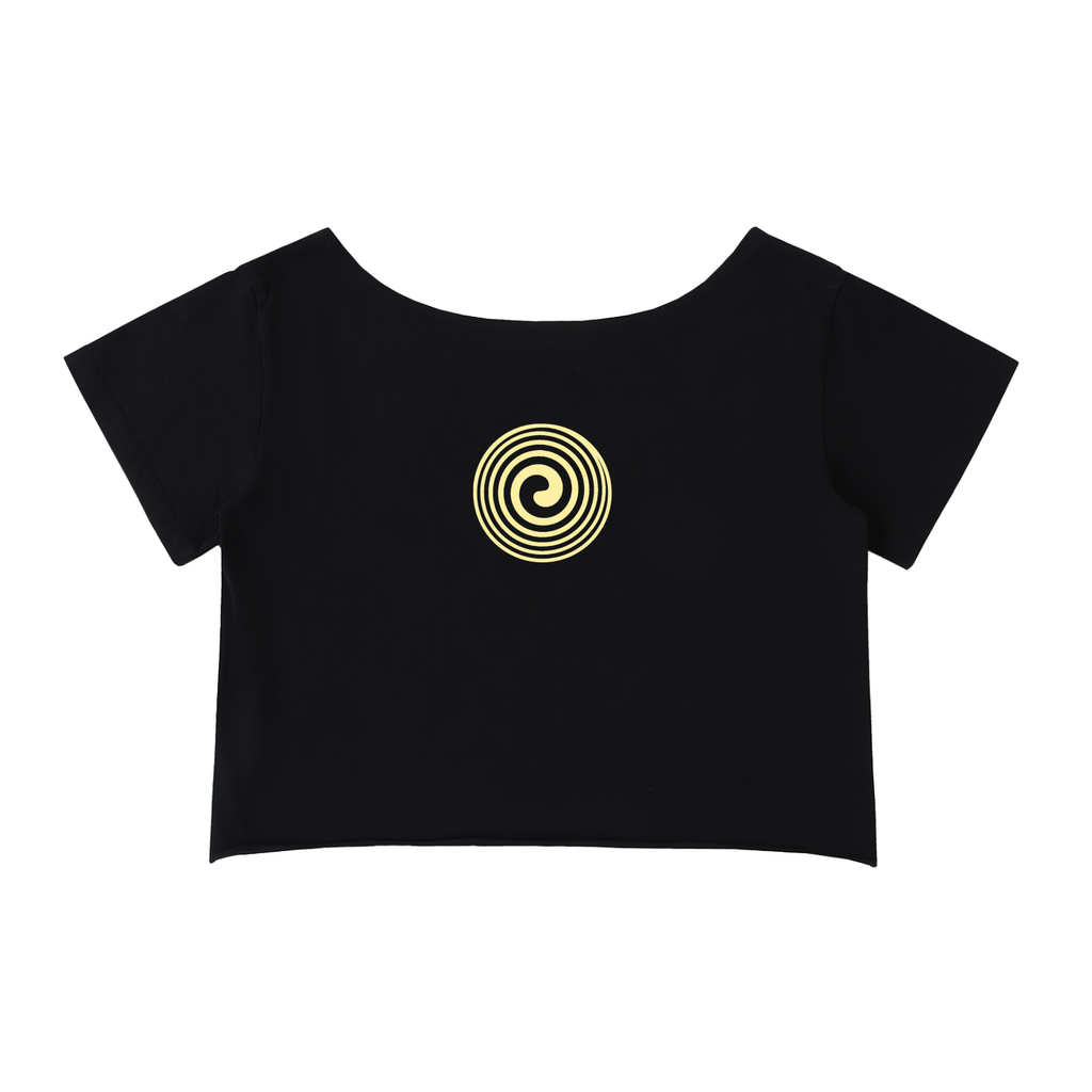 "SUN" Loose Crop T-Shirt