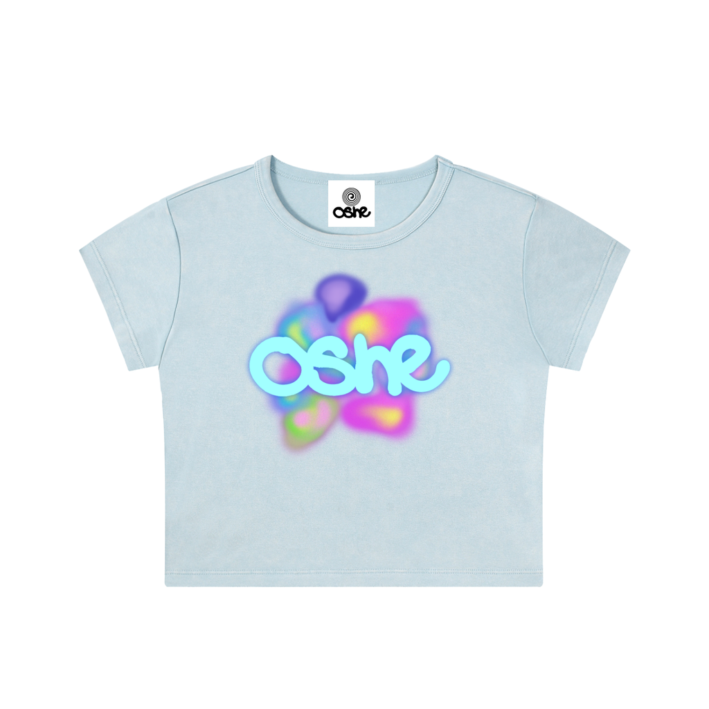 "AEROSOL" Fitted Crop Top